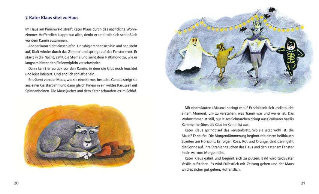 Kater Klaus vermisst die Maus Ein Weihnachtsmärchen. Adventskalenderbuch zum Vorlesen in 24 Kapiteln, eine herzerwärmende Tiergeschichte für Kinder zur Einstimmung auf Weihnachten von Kathrin Rohmann und Jasmin Schäfer