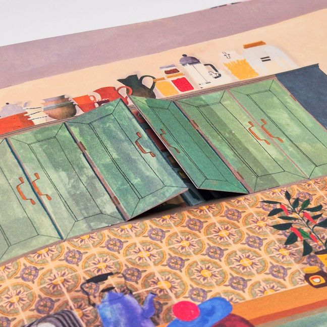 Das Haus mit der kleinen roten Tür Wintergeschichte für Kinder ab 4 Jahren für die Weihnachtszeit mit interaktiven Klappen und wunderschönen Illustrationen von Grace Easton