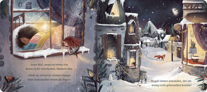 Ella und der Funkelzauber Pappbilderbuch ab 3 Jahren zum Thema Mut und Hoffnung. Mit wunderschönen Glitzerelementen auf dem Cover! von Lucy Fleming