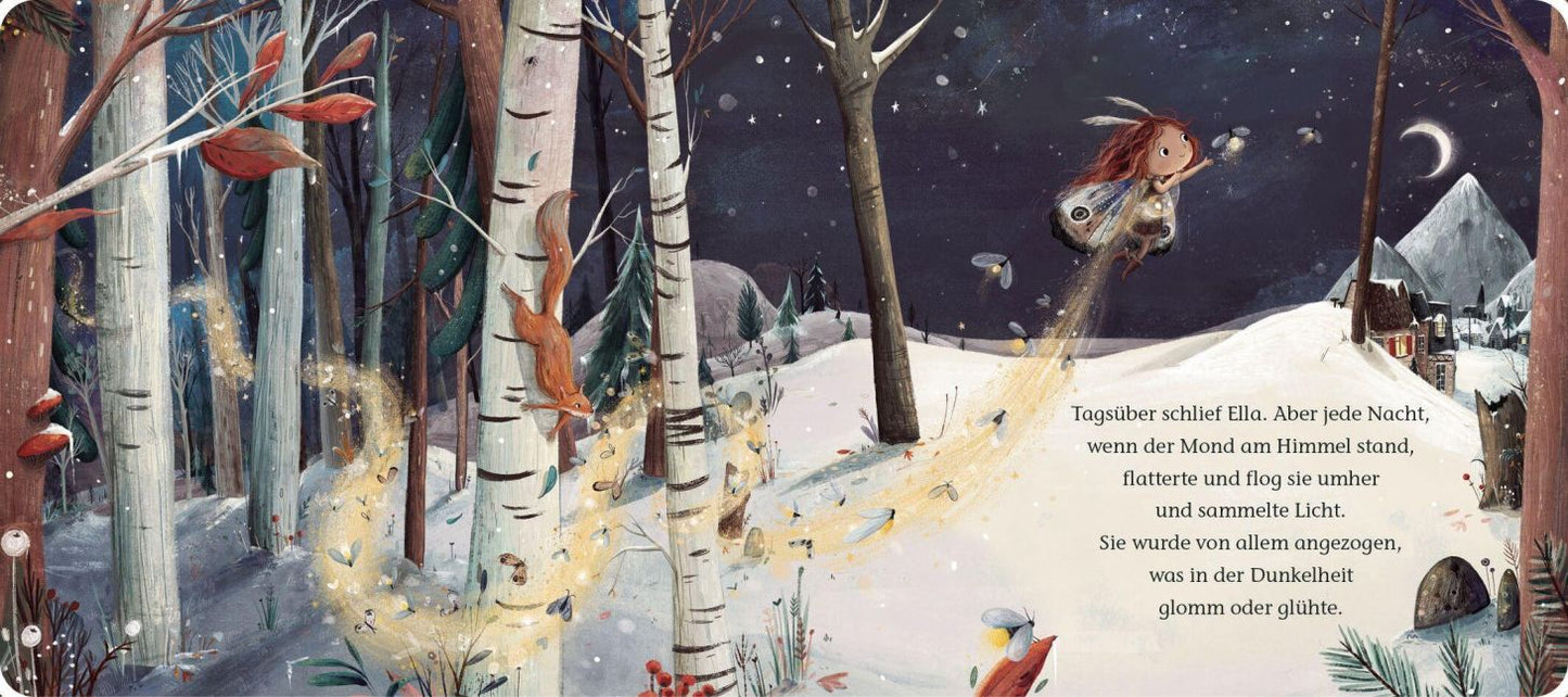 Ella und der Funkelzauber Pappbilderbuch ab 3 Jahren zum Thema Mut und Hoffnung. Mit wunderschönen Glitzerelementen auf dem Cover! von Lucy Fleming