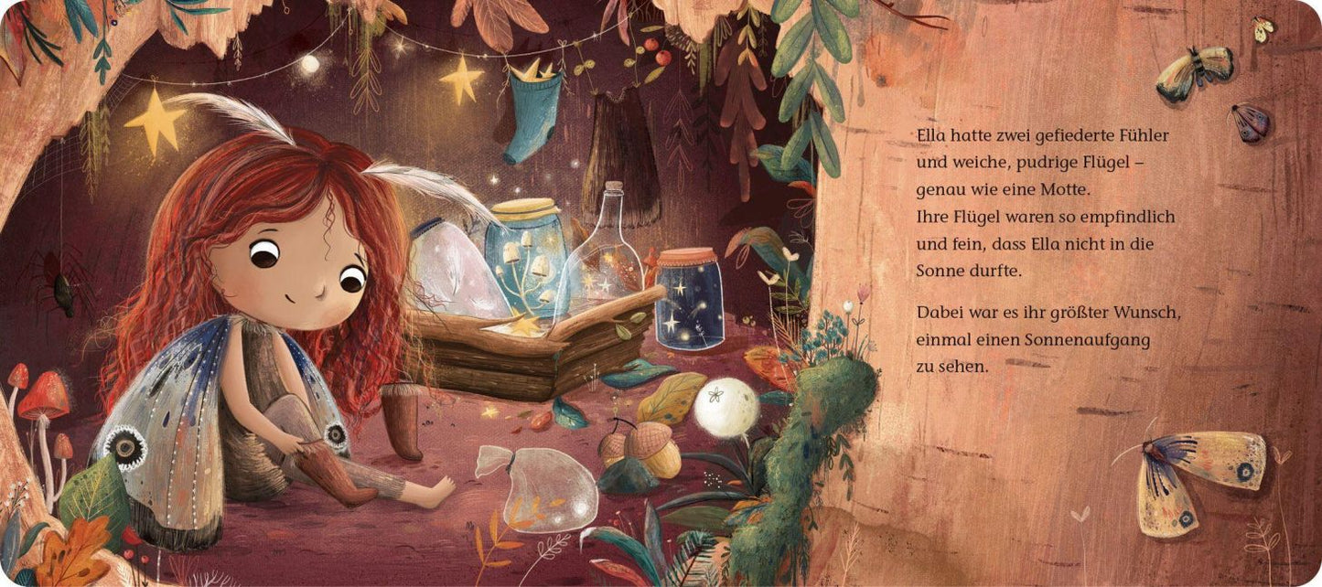 Ella und der Funkelzauber Pappbilderbuch ab 3 Jahren zum Thema Mut und Hoffnung. Mit wunderschönen Glitzerelementen auf dem Cover! von Lucy Fleming