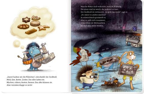 Der Grolltroll – Schöne Bescherung! (Pappbilderbuch) by aprilkind von Barbara van den Speulhof und Stephan Pricken