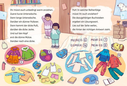 Achtung!: Eisiger Schulweg Einfach Lesen Lernen von Christian Tielmann  und Kurzi Shortriver Escapespiel-Kinderbuch