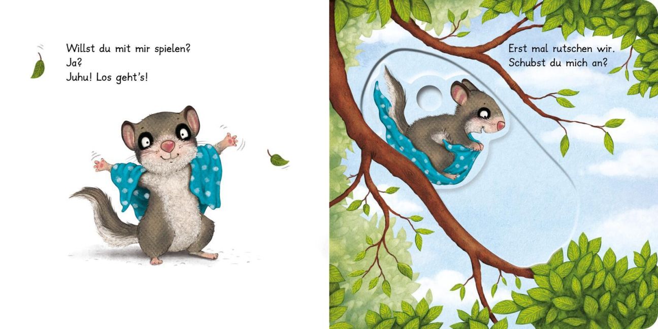 Der kleine Siebenschläfer: Spiel mit mir! Das perfekte Mitmachbuch für Kinder ab 18 Monaten von Sabine Bohlmann  und Kerstin Schoene