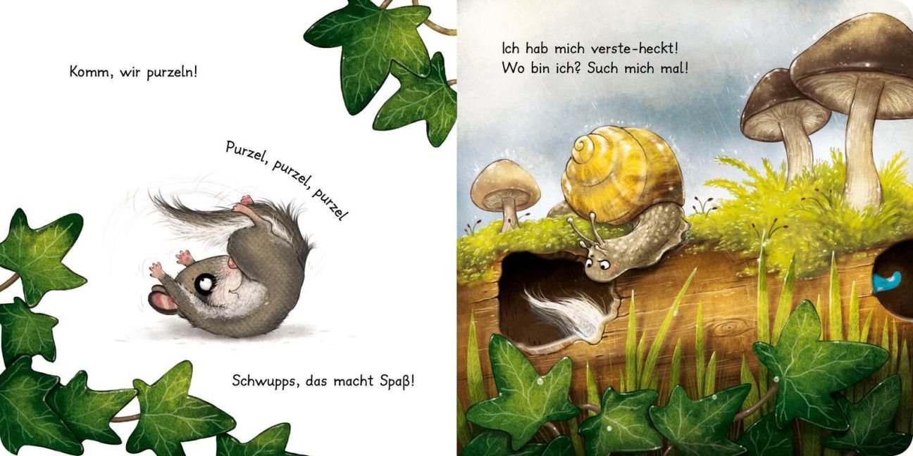 Der kleine Siebenschläfer: Spiel mit mir! Das perfekte Mitmachbuch für Kinder ab 18 Monaten von Sabine Bohlmann  und Kerstin Schoene