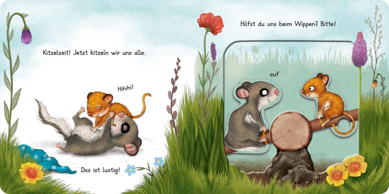 Der kleine Siebenschläfer: Spiel mit mir! Das perfekte Mitmachbuch für Kinder ab 18 Monaten von Sabine Bohlmann  und Kerstin Schoene