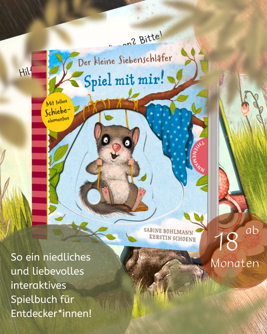 Der kleine Siebenschläfer: Spiel mit mir! Das perfekte Mitmachbuch für Kinder ab 18 Monaten von Sabine Bohlmann  und Kerstin Schoene