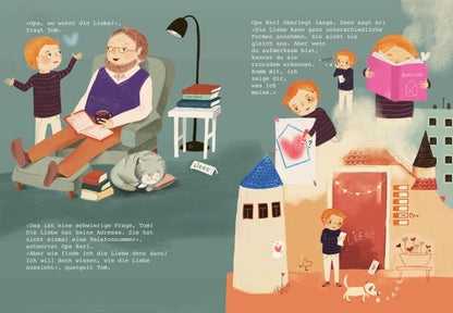 Weißt du, wo die Liebe wohnt? Bilderbuch zum Thema Liebhaben ab 5 von Lisa Weisbrod  und Nini Alaska