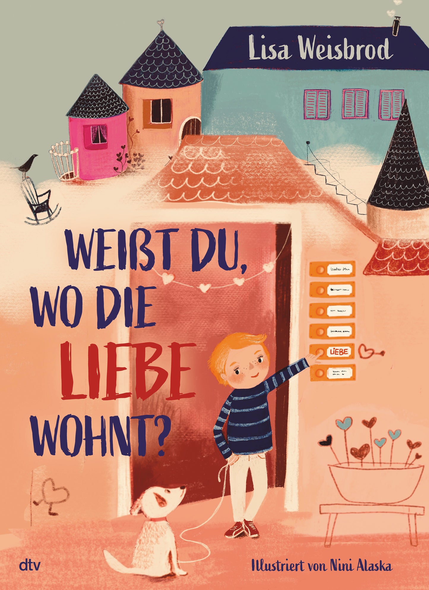 Weißt du, wo die Liebe wohnt? Bilderbuch zum Thema Liebhaben ab 5 von Lisa Weisbrod  und Nini Alaska
