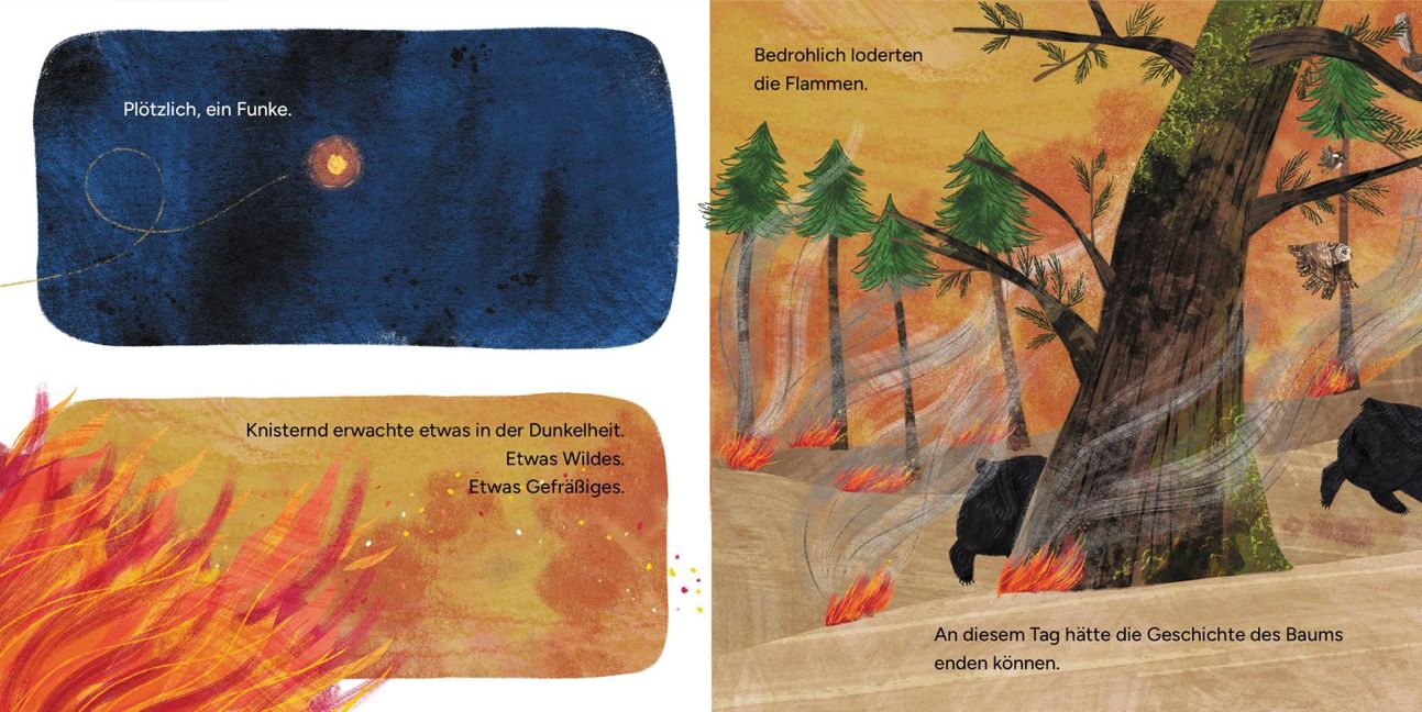 Dieser Baum lebt! Nachhaltiges Kinderbuch ab 4 Jahren über den Kreislauf des Lebens. Poetisch erzählt und kunstvoll illustriert von Leslie Barnard Booth und Stephanie Fizer Coleman