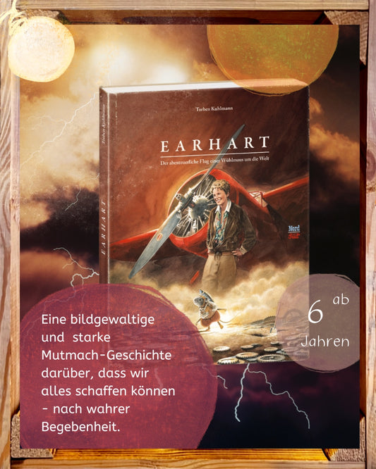 Earhart Der abenteuerliche Flug einer Wühlmaus um die Welt von Torben Kuhlmann