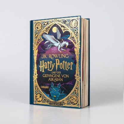 Harry Potter 3 und der Gefangene von Askaban Farbig illustrierte Schmuckausgabe mit Goldprägung und Pop-Up-Elementen von J.K. Rowling Neuausgabe des Kinderbuch-Klassikers ab 10 Jahren über den bekanntesten Zauberer der Welt