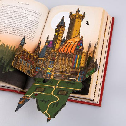 Harry Potter 1 und der Stein der Weisen Farbig illustrierte Schmuckausgabe mit Goldprägung und Pop-Up-Elementen von J.K. Rowling Kinderbuch-Klassiker ab 10 Jahren über den bekanntesten Zauberer der Welt