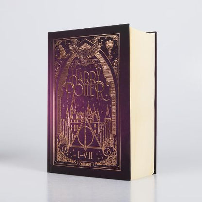 Harry Potter - Gesamtausgabe (Harry Potter) von J.K. Rowling Ungekürzter Sammelband mit allen 7 Büchern des modernen Kinderbuch-Klassikers - mit Bronzeprägung und Lesebändchen ab 10 Jahren über den bekanntesten Zauberer der Welt