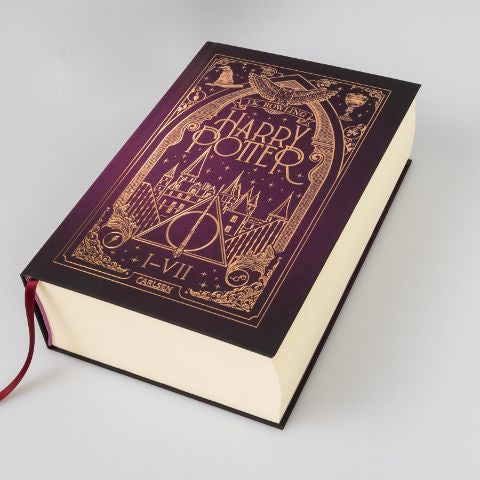 Harry Potter - Gesamtausgabe (Harry Potter) von J.K. Rowling Ungekürzter Sammelband mit allen 7 Büchern des modernen Kinderbuch-Klassikers - mit Bronzeprägung und Lesebändchen ab 10 Jahren über den bekanntesten Zauberer der Welt
