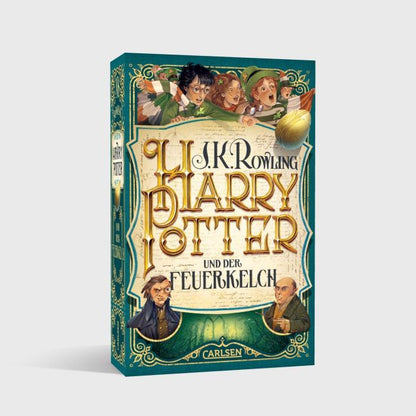 Harry Potter 4 und der Feuerkelch. Taschenbuch von J.K. Rowling Kinderbuch-Klassiker ab 10 Jahren über den bekanntesten Zauberer der Welt