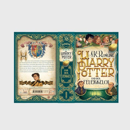 Harry Potter 4 und der Feuerkelch. Taschenbuch von J.K. Rowling Kinderbuch-Klassiker ab 10 Jahren über den bekanntesten Zauberer der Welt