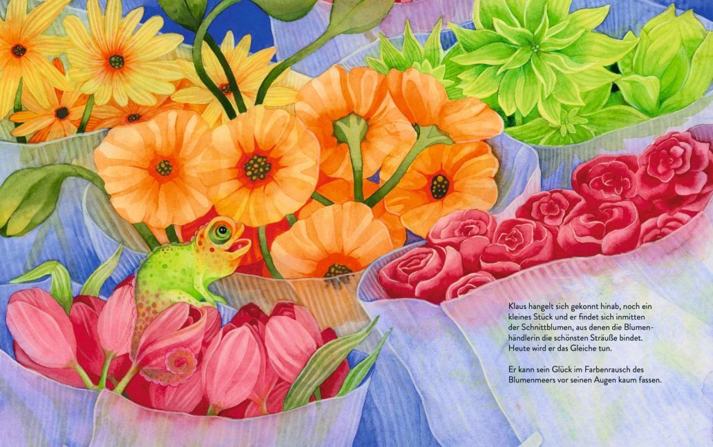 Bilderbuch Klaus und die schönste Blume der Welt von Maike Kilian
