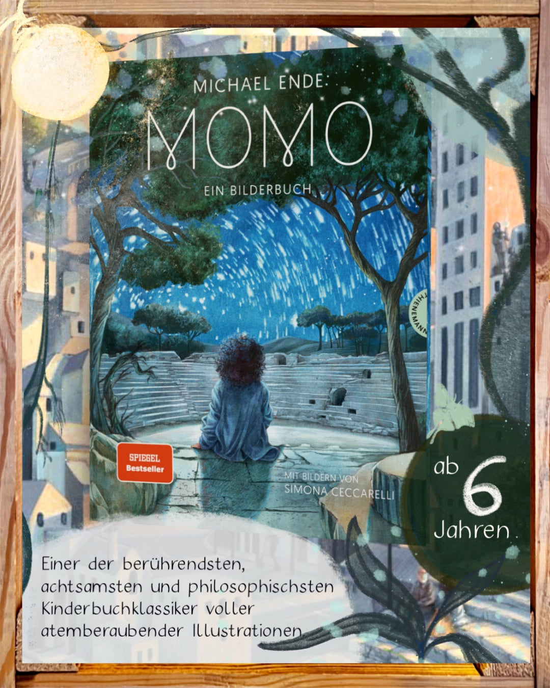 Momo von Michael Ende Bilderbuch | Geschichte über die Kunst des Zuhörens