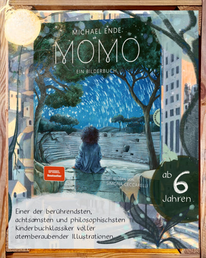 Momo von Michael Ende Bilderbuch | Geschichte über die Kunst des Zuhörens