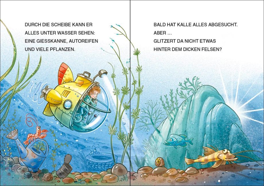Leselöwen 1. Klasse – U-Boot Abenteuer | Erstlesebuch ab 6 Blick ins Buch