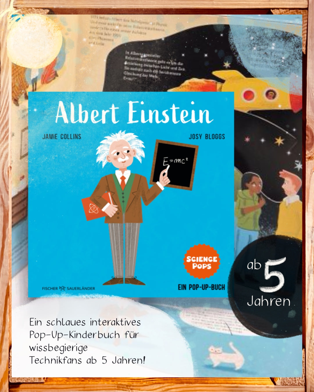 Albert Einstein Pop-Up-Buch ab 5 | SCIENCE POPS – Kinderbuch