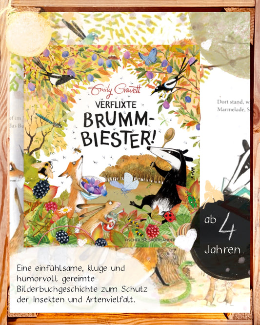 Verflixte Brummbiester – Bilderbuch über Insekten ab 4 Jahren