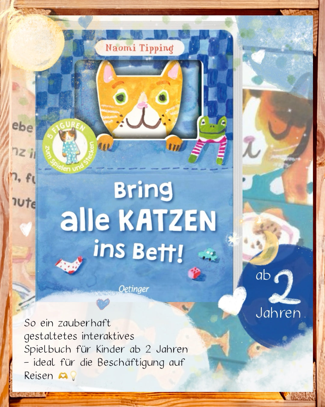 Bring alle Katzen ins Bett! I Spielbuch ab 2