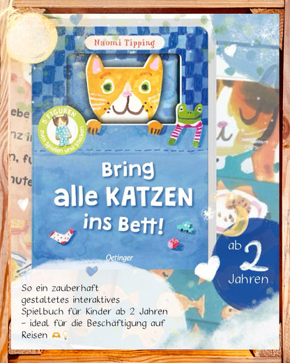 Bring alle Katzen ins Bett! I Spielbuch ab 2