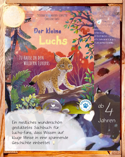 Der kleine Luchs – Bilderbuch Waldtiere ab 4 | Sachbilderbuch Luchs
