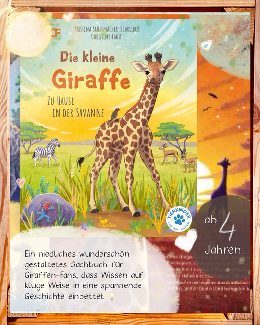 Die kleine Giraffe – Bilderbuch Savanne ab 4 | Sachbilderbuch Giraffe I spannendes Wissen
