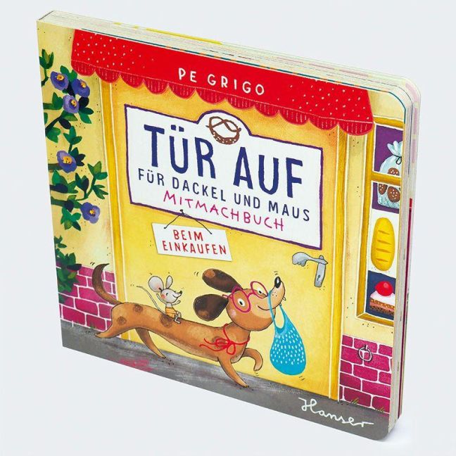 Tür auf für Dackel und Maus – Interaktives Pappbilderbuch ab 2 I für Kinderhände gemacht
