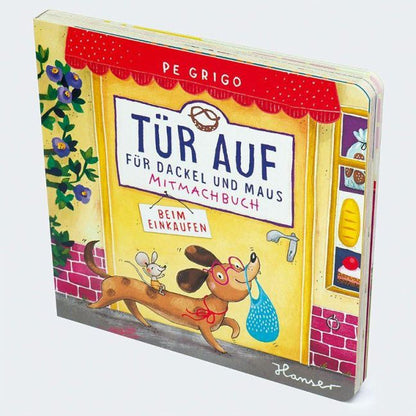 Tür auf für Dackel und Maus – Interaktives Pappbilderbuch ab 2 I für Kinderhände gemacht