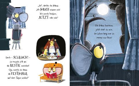 Der Löwe in dir – Bilderbuch ab 3 Jahren | Mut & Selbstvertrauen I Blick in Buch: Die Maus hat Angst