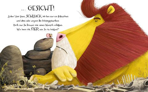 Der Löwe in dir – Bilderbuch ab 3 Jahren | Mut & Selbstvertrauen I Blick in Buch: Maus und Löwe
