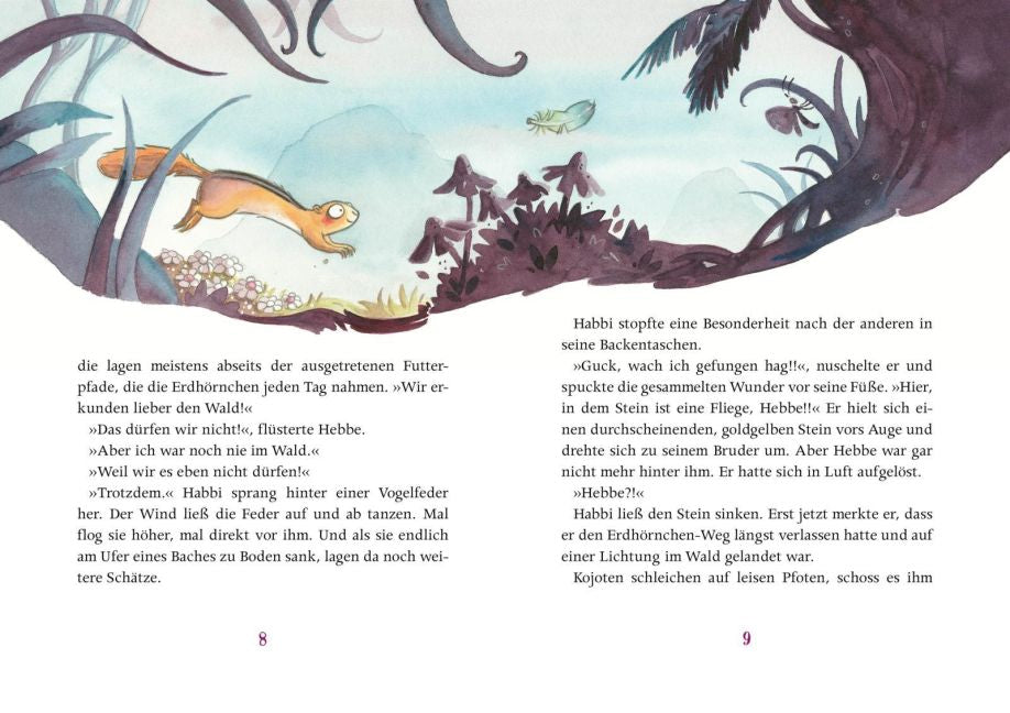 Ein Freund wie kein anderer – Kinderbuch ab 6 von Oliver Scherz I Blick in Buch: Erdhörnchens Abenteuer