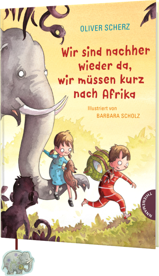Wir sind nachher wieder da – Vorlesebuch ab 6 Jahren | Abenteuer & Mut | Juliane empfiehlt I Cover mit Lesezeichenband