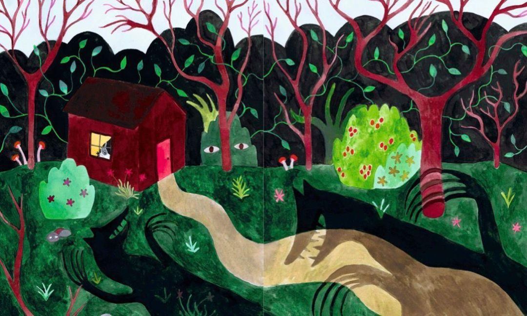 Der Wolfspelz – Graphic Novel ab 6 Jahren | Mut & Selbstakzeptanz I Blick 8n Buch: Die „gefährlichen Wölfe“ im Wald