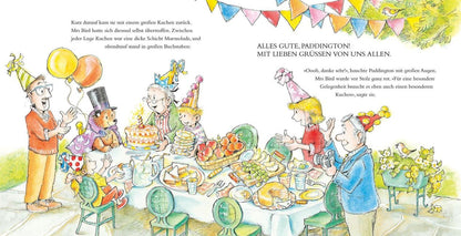 Paddington feiert Geburtstag – Bilderbuch ab 4 Jahren | Blick in Buch: Geburtstagstisch