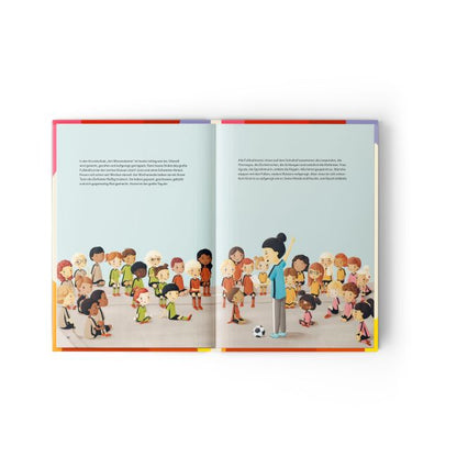 Mutich! Vorlesebuch ab 5 – Mut & Selbstvertrauen | Blick in Buch: Fußballtraining