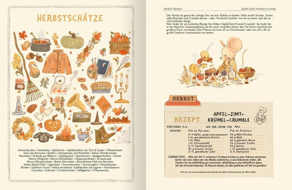 Henri & Miko - Im Herbst I Bilderbuch ab 4 I Blick in Buch: Apfel Crumble und Herbstschätze
