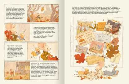 Henri & Miko - Im Herbst I Bilderbuch ab 4 I Blick in Buch: Erinnerungen schaffen