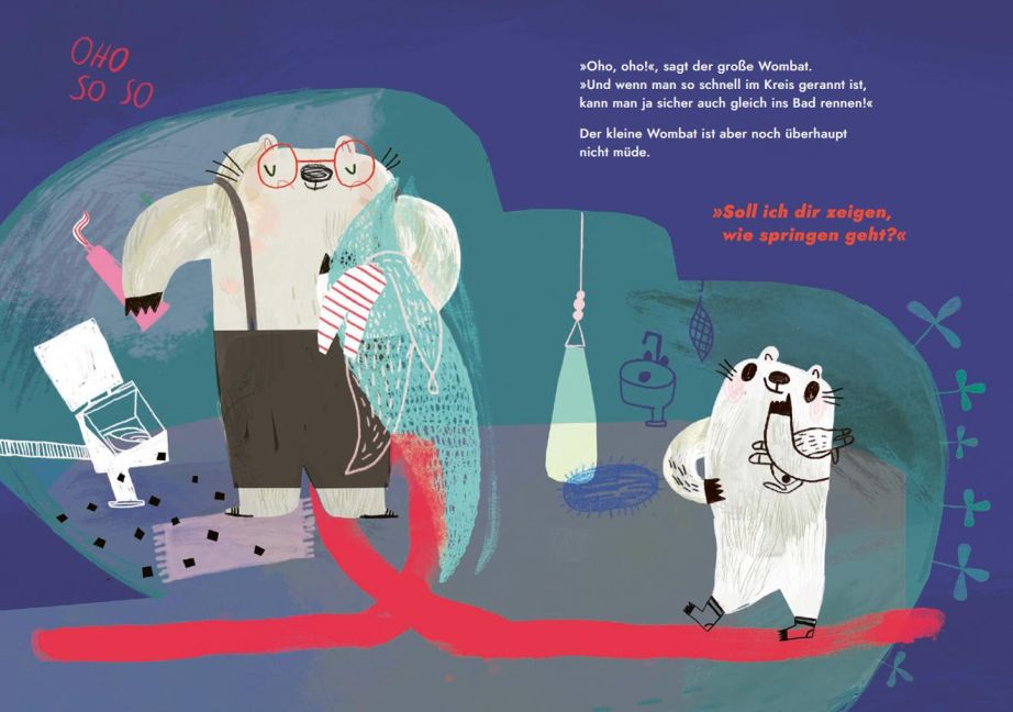 So geht schlafen, kleiner Wombat Vorlesebuch zum Einschlafen für Kinder ab 3 Jahren von Rasmus Engler und Deniz Jaspersen