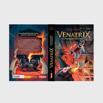 Venatrix 1: Venatrix - Dämonenjäger von nebenan von Hendrik Lambertus und Sarah-Lisa Hleb Kinderbuch ab 10 Jahren