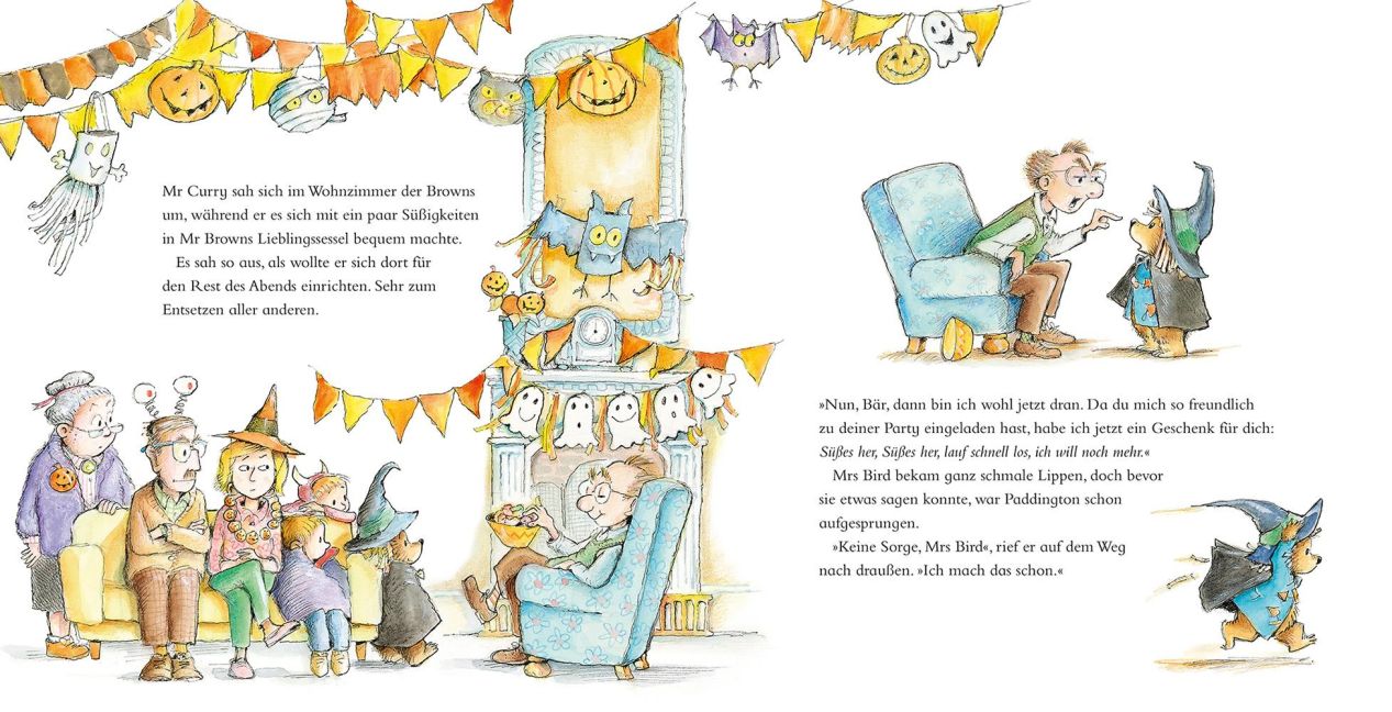 Bilderbuch ab 4 Jahren Halloween: Paddington feiert Halloween Lustiges Herbstbuch zum Vorlesen ab 4 Jahren über Verkleiden, Süßes oder Saures & erste Halloween-Abenteuer von Michael Bond und R.W. Alley