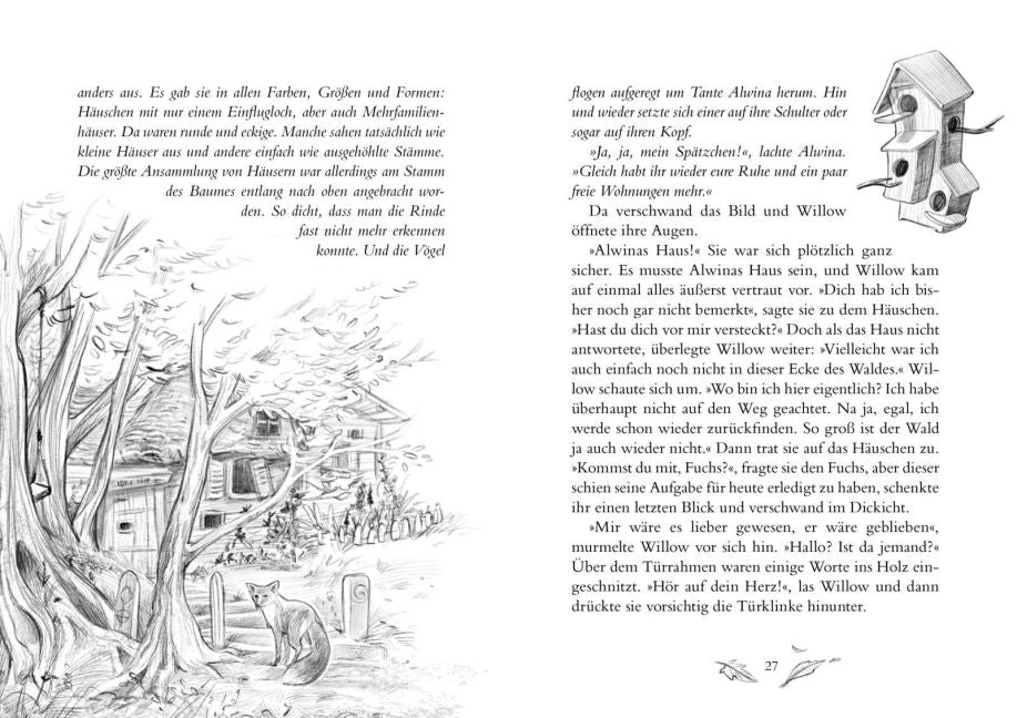 Ein Mädchen namens Willow Kinderbuch ab 10 Jahren über einen magischen Wald und die Liebe zur Natur Band 1 von Sabine Bohlmann und Simona Ceccarelli