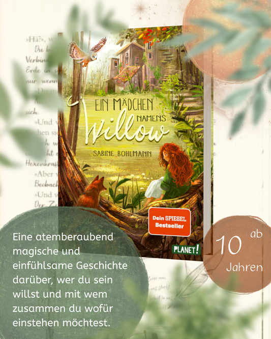 Ein Mädchen namens Willow Kinderbuch ab 10 Jahren über einen magischen Wald und die Liebe zur Natur Band 1 von Sabine Bohlmann und Simona Ceccarelli