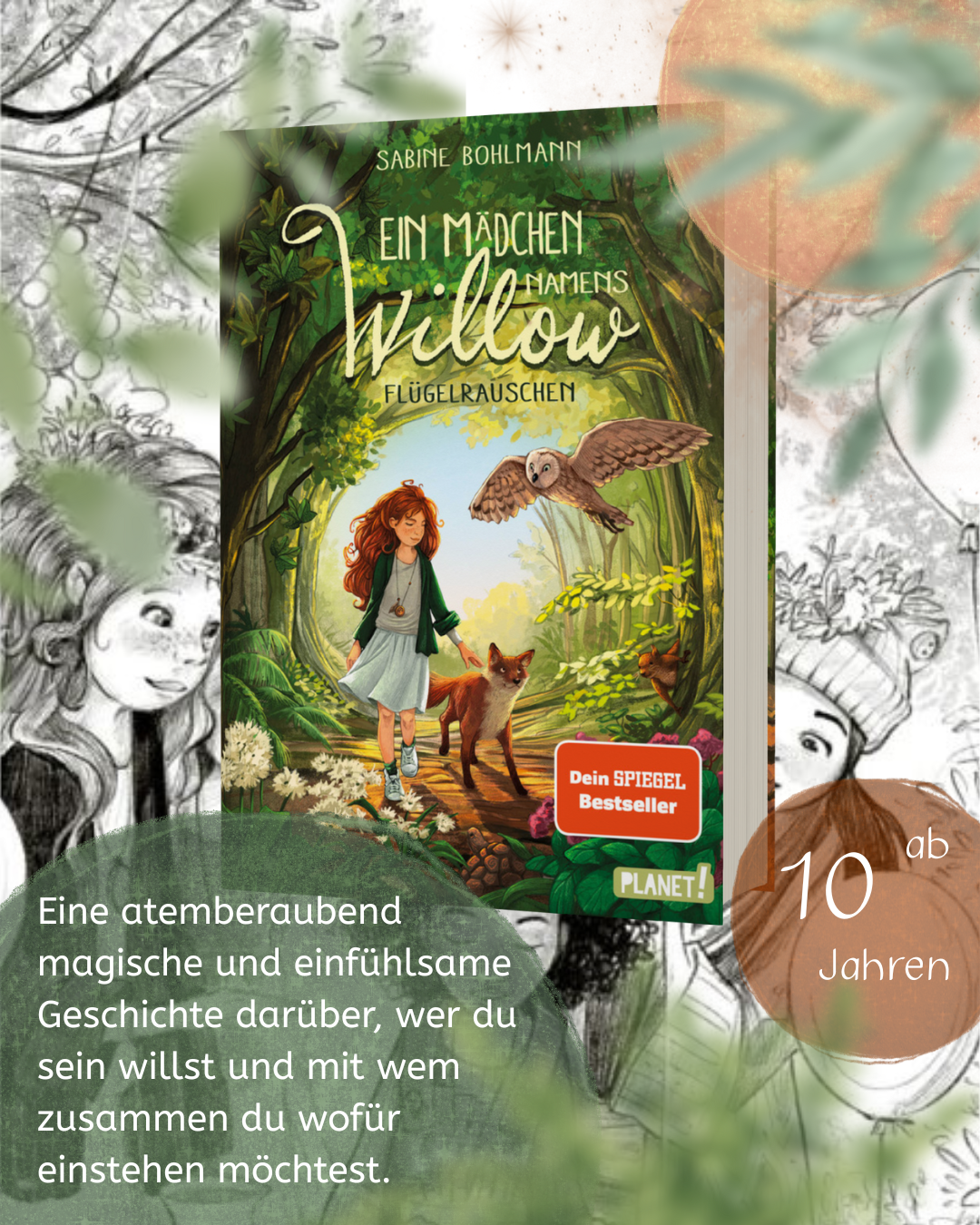 Ein Mädchen namens Willow 3: Flügelrauschen Für alle, die den Wald lieben Band 3 von Sabine Bohlmann und Simona Ceccarelli