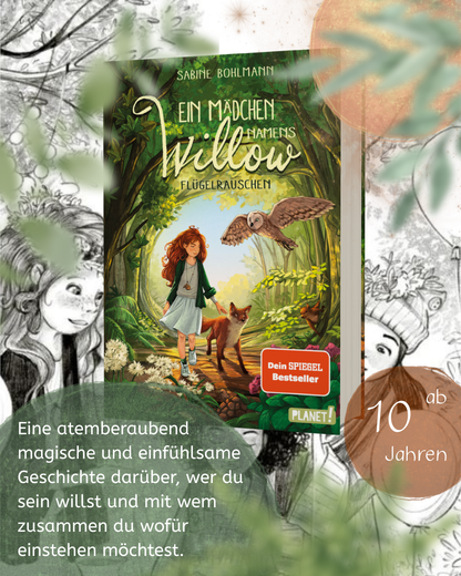 Ein Mädchen namens Willow 3: Flügelrauschen Für alle, die den Wald lieben Band 3 von Sabine Bohlmann und Simona Ceccarelli