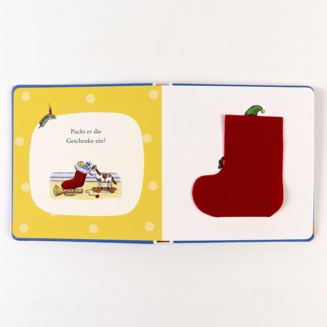 Filzklappenbuch Such mal! Wo ist der Weihnachtsmann? Fühlbuch mit Filzklappen von Axel Scheffler Beltz & Gelberg